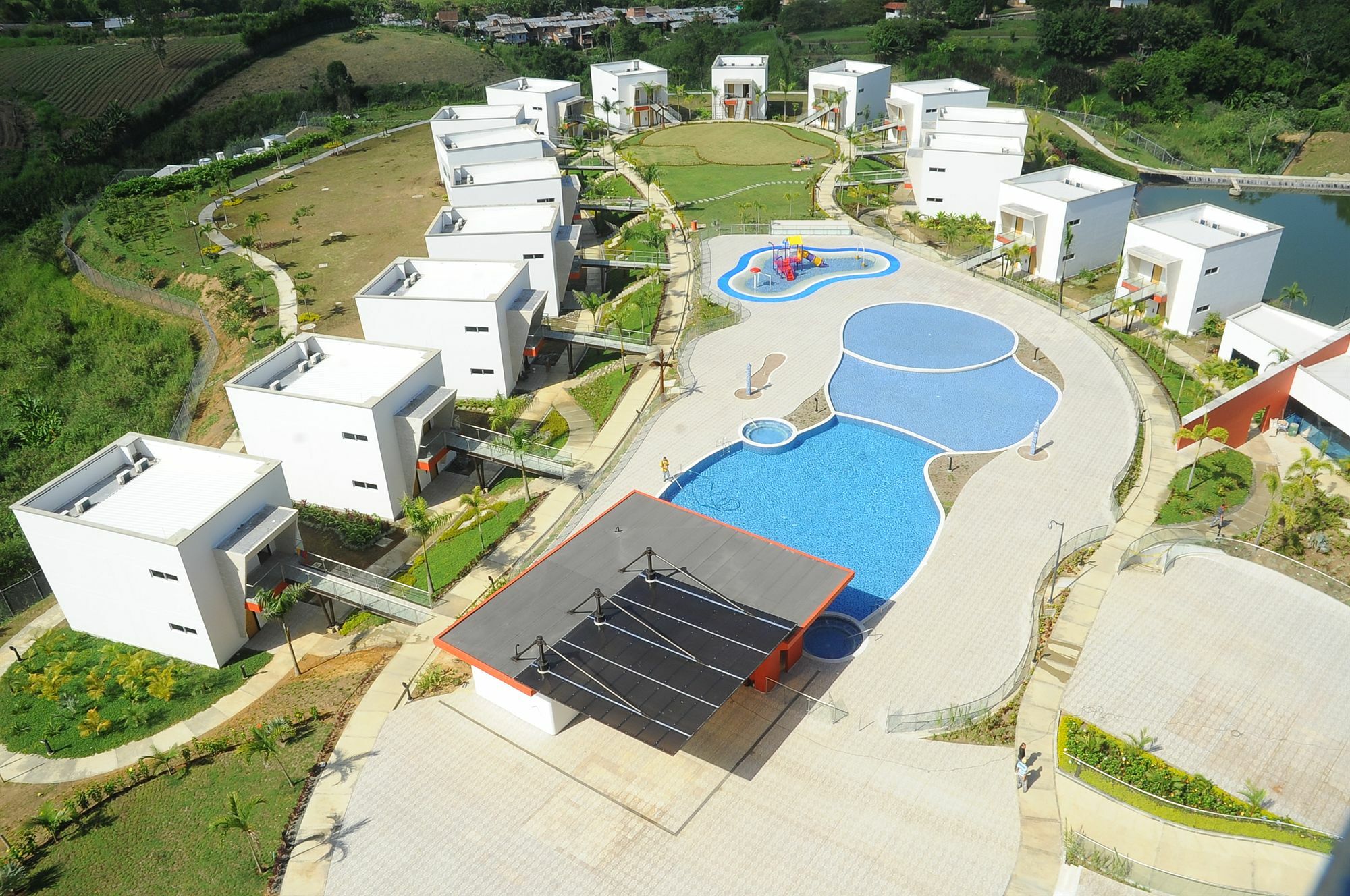 Sonesta Hotel Pereira Cerritos Extérieur photo Aerial view of the resort